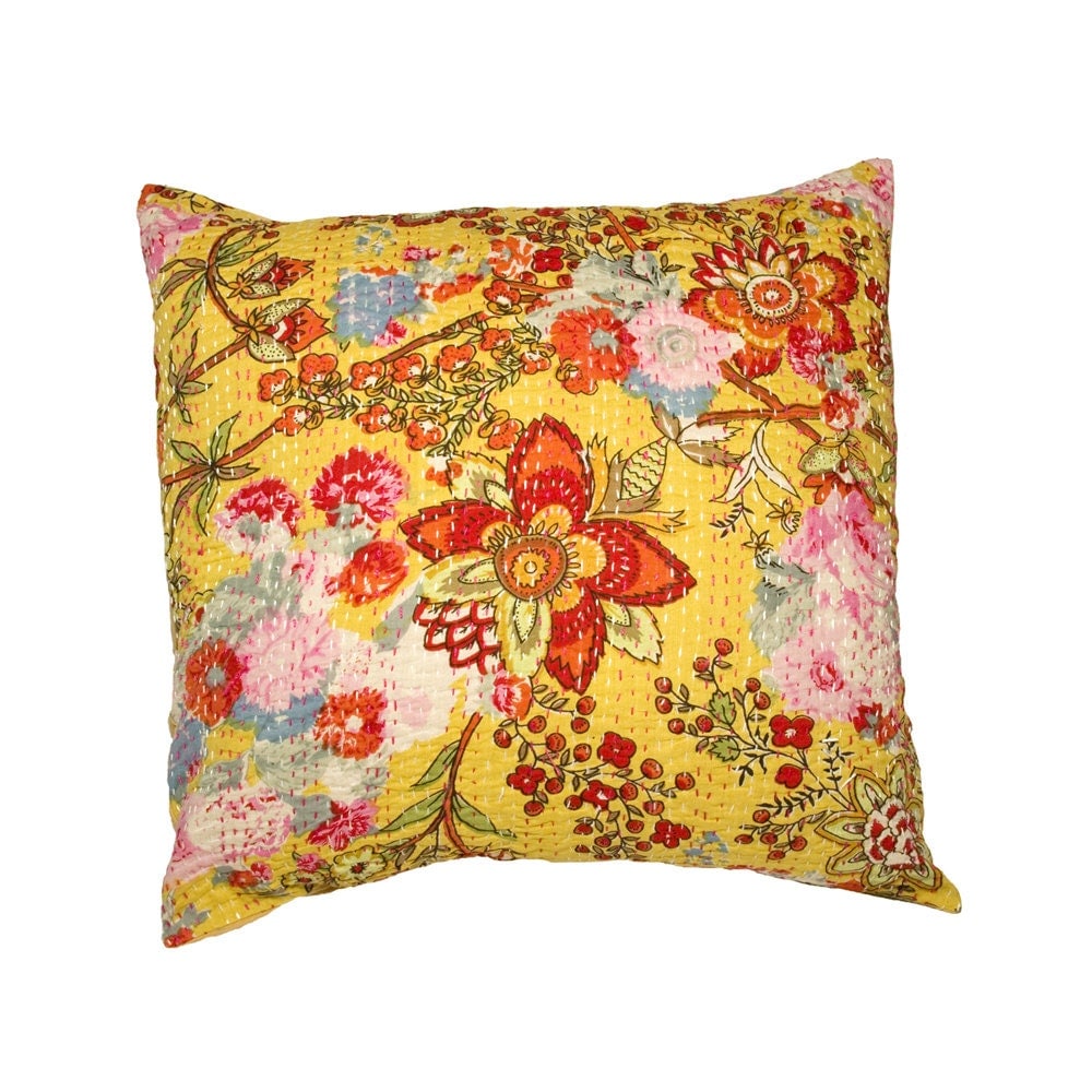 Cushion Cover SMALL YELLOW FLOWER