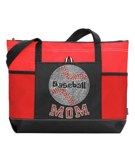 Rhinestone 20 Baseball MOM Sports Bag. Ships in 1 to 3