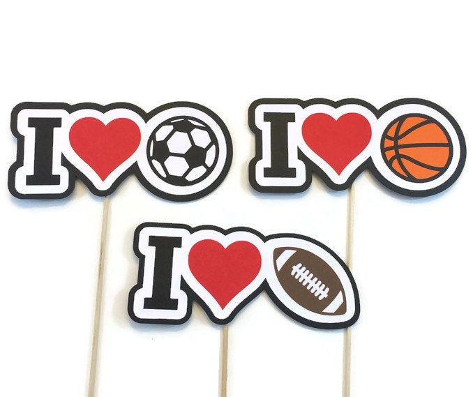 Photo Booth PropsFootballBasketballSoccerSports Themed