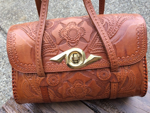 Vintage Hand Tooled Leather Handbags | Jaguar Clubs of North America