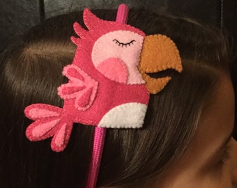 Parrot headband | Etsy