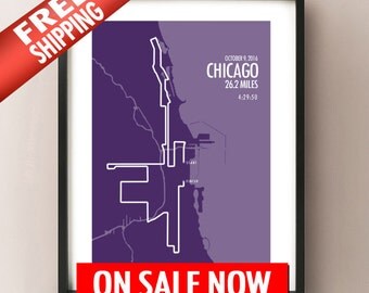 New 2016 Chicago Marathon - LIMITED SALE - FREE Shipping!