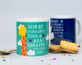 Giraffe Mug - Funny Mug - Birthday Present For Friend - Mug for Daughter - Birthday Present for Her - Giraffe Fan Mug