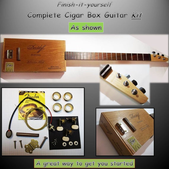 Cigar Box Guitar.Kit Complete for a Cigar Box by CatoctinMtnMusic