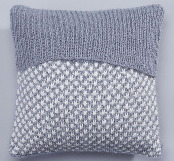 Knitting patterns, pdf, knitting, cushion cover, cat, knit, hand knitted, pat...