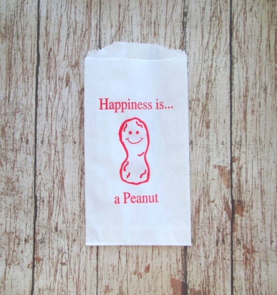 Peanut Bags Baseball Party Favor Bags Circus and Carnival