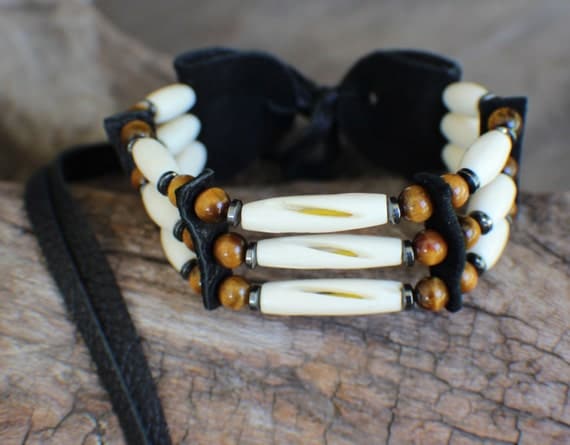 Native american bone bracelet Clearance