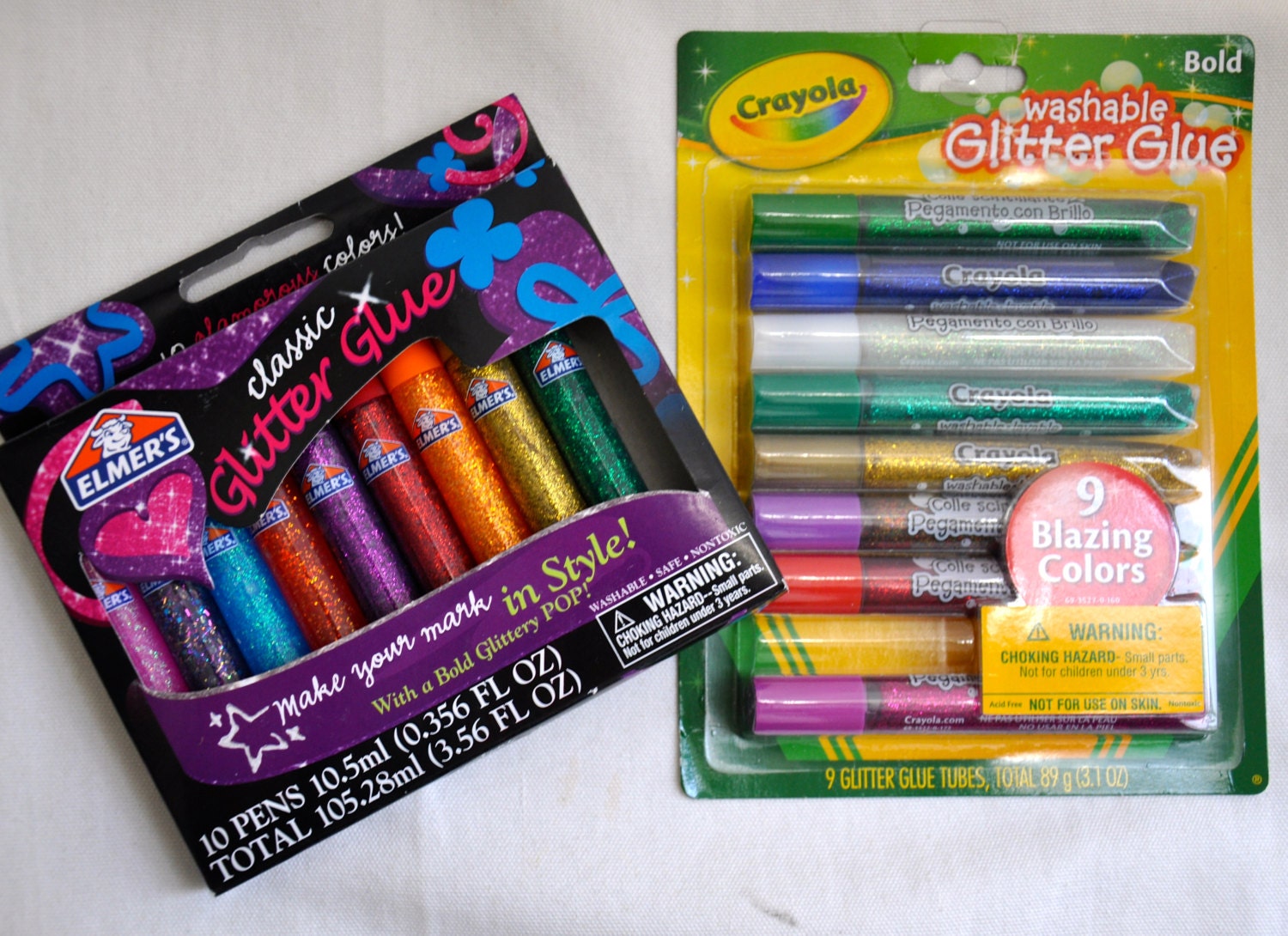 Download Glitter Glue Pens OPEN PACKAGE Bold 17 Tubes Crayola