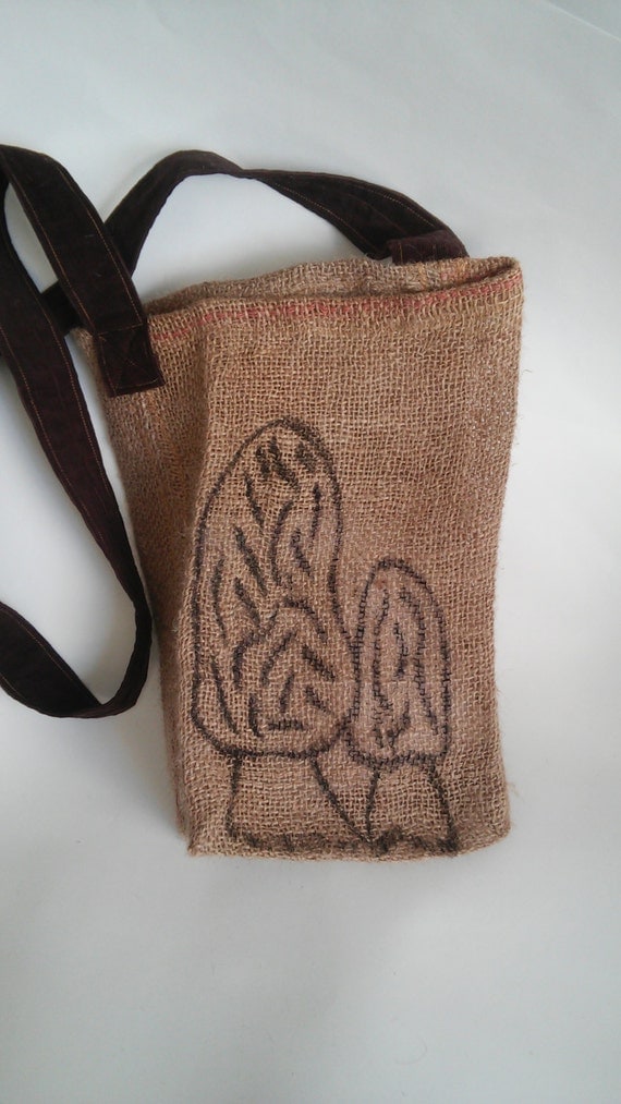 Items similar to Morel Mushroom Foraging Sack, Mushroom Hunting Bag