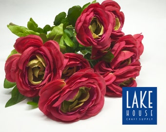 Red Roses Bunch, 17" Long Stems. SALE