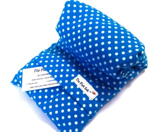 Microwave Flax HEATING PAD - Neck Wrap - Removable/Washable cover - Large Heat pad - Hot cold pack - Lalatextures - hot pack "The FLaX SaK "