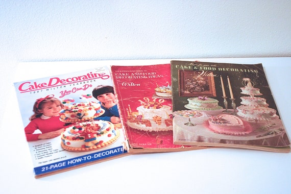 Three Vintage Cake Decorating Catalogs Magazines By Wilton