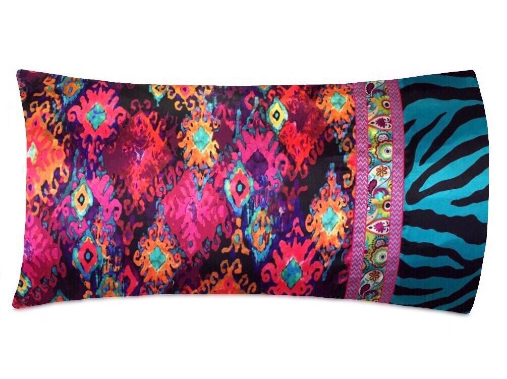 Bright & Colorful Jewel Tone Pillowcase Satin Pillowcase