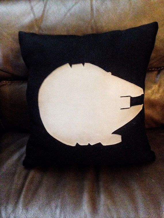 Star Wars Millennium Falcon Pillow Rebel Alliance by 2NerdGirls