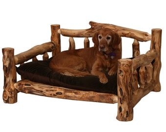 Wood dog beds Etsy