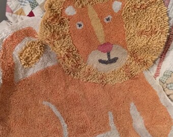 Vintage Lion Rug - About 2 foot tall