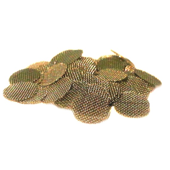 Brass Pipe Screens 500pc Bulk Pack .500 Inch Small 1/2
