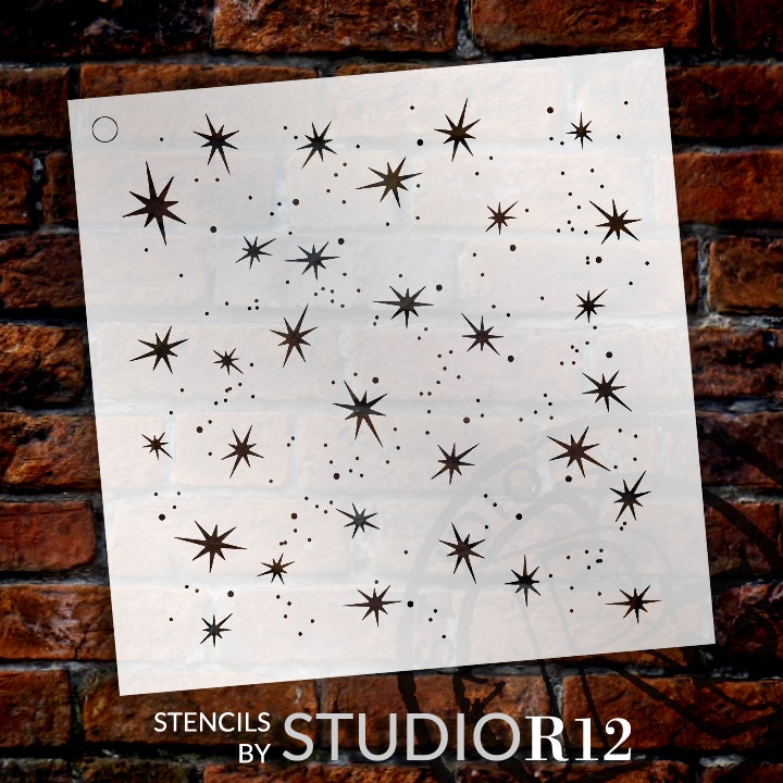 Pixie Dust Pattern Stencil 6 x 6 STCL886_1 by