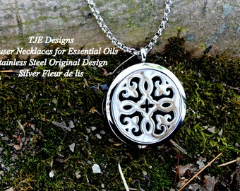 Stainless Steel Aromatherapy Necklace-Diffuser-Aromatherapy Necklace-Free Shipping