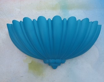 Vintage Syroco Wall Planter from 1962, Vintage Planter, Vintage Wall Hanging in Turquoise, 60s Decor, 60s Wall Hanging, Homco