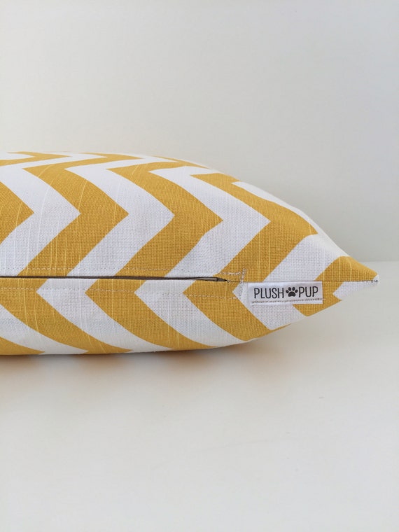 Chevron Dog Bed Cover Yellow Dog bed Cover Yellow Chevron