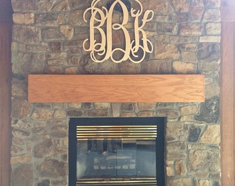 33x35" EXTRA Large Wooden Wall Monogram, Graduation Gift, Wedding Guestbook, Nursery Decor, Children, Wall Monogram Letters, Wooden Initials