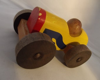 wooden drag cars