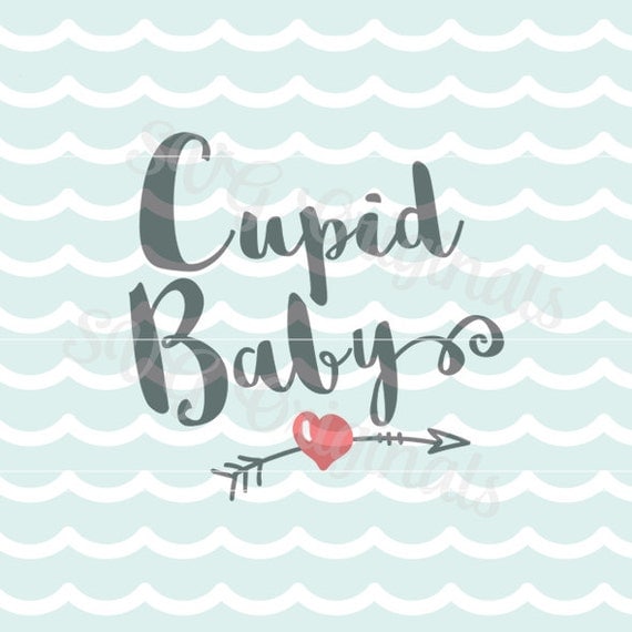 Baby Valentine SVG Cupid Baby SVG Vector file. Cute for so