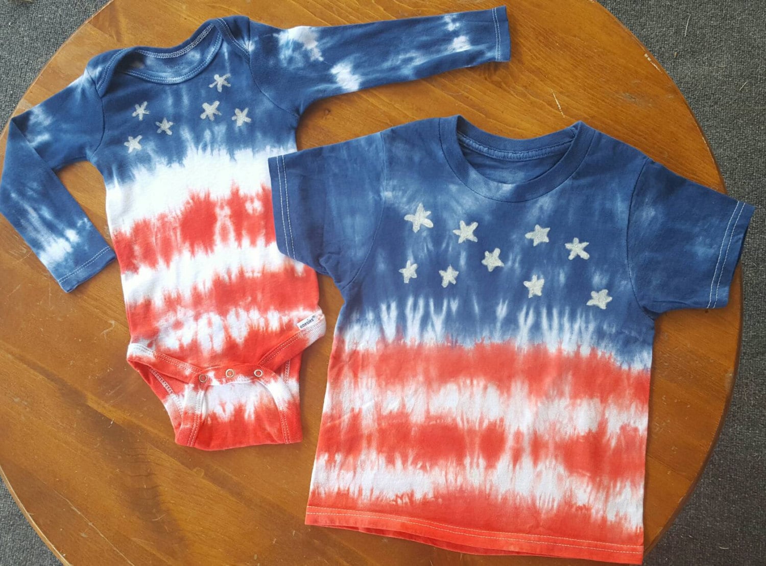 tie dye 4th of july shirts