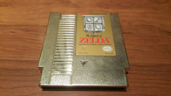 The Legend of Zelda NES edition gold game zelda Nintendo