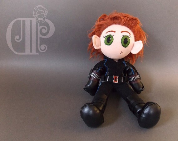 black widow spider plush