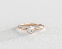 Moissanite recycled engagement rings