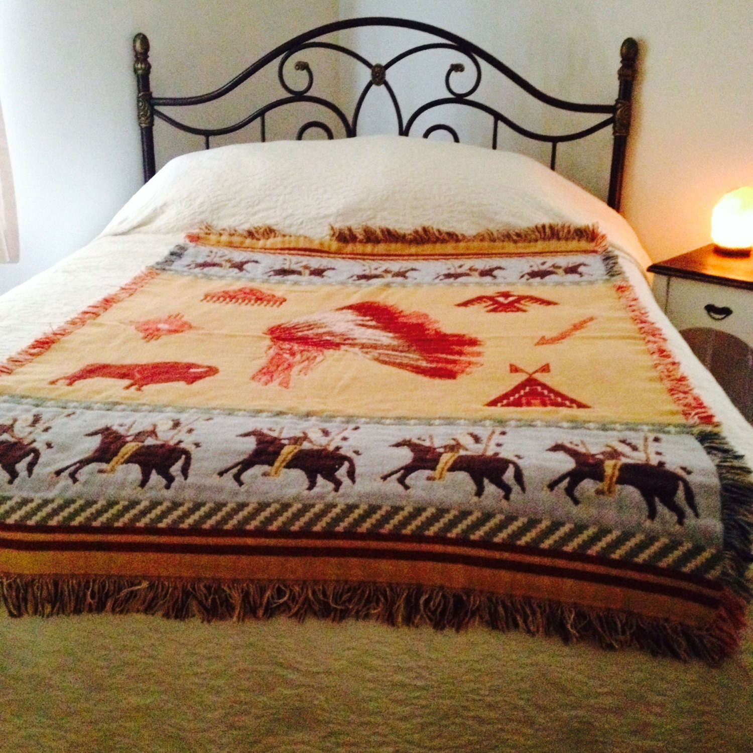 Blankets Native American Blankets Twin Throws Two Matching