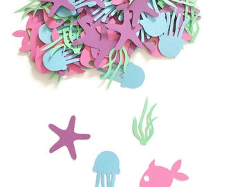 Under The Sea Party Confetti - Under The Sea Party Decorations - Mermaid Party Decorations - Mermaid Birthday Party - Under The Sea Birthday