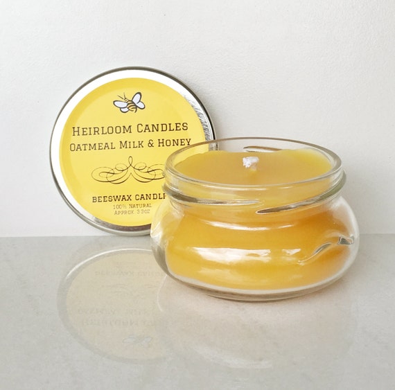 Vanilla Honey Beeswax Candle Home Decor Gift Aromatherapy