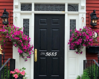House Numbers - Front Door Decal - Door Number Decal - Front Door Decal - Front Door Number Vinyl Decal - Front Door Numbers, Door Decal