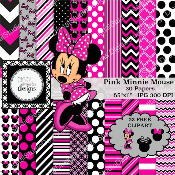 5 lines on minnie mouse picture