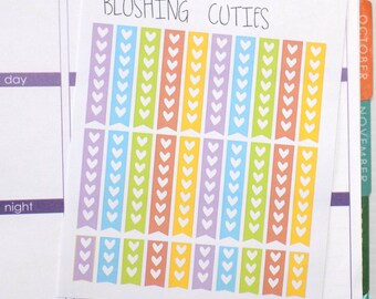 30 Heart Checklist Stickers To Use With Erin Condren Planner