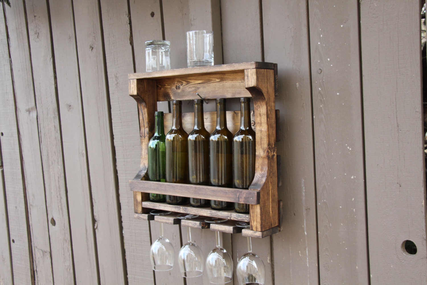 Floating Wine Rack Housewarming Gift Wine Rack Unique Wine