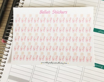 Ballet Shoes Planner Stickers
