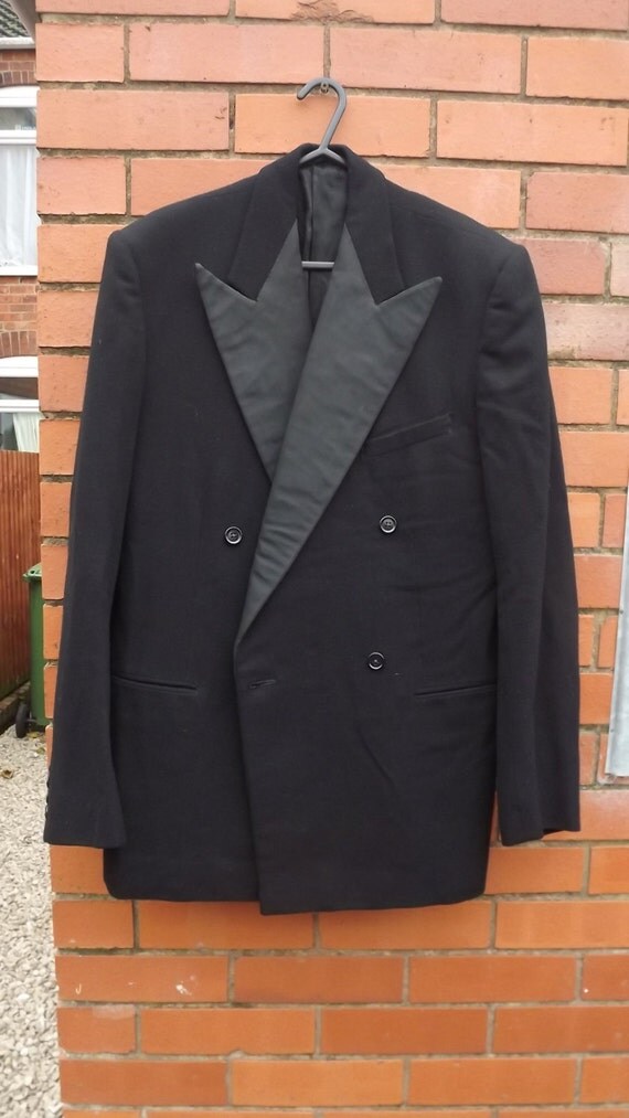 Vintage 1950s Tailored Dinner Jacket Tuxedo by FreddyStreetVintage