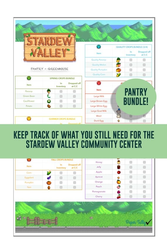 Stardew Valley Checklist