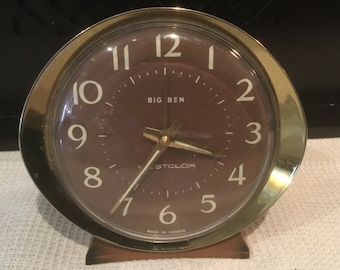 Vintage Westclox Big Ben Alarm Clock - Made in Canada