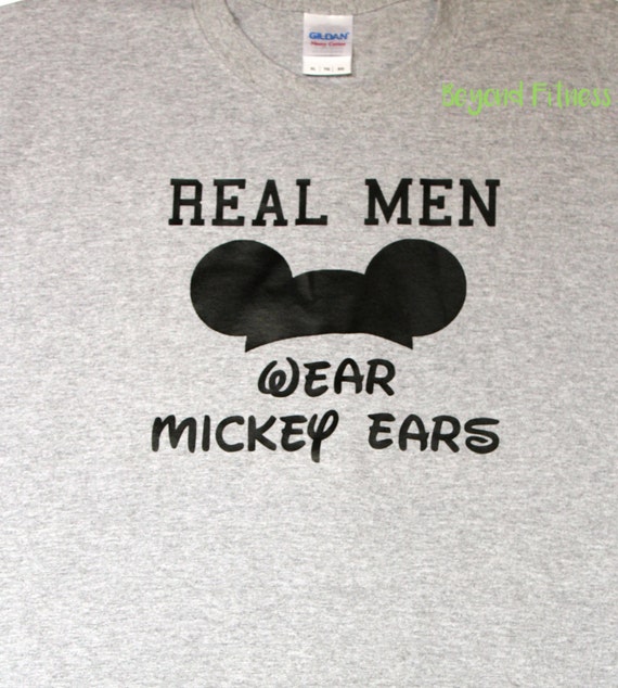 Real Men Wear Mickey Ears Short Sleeve Shirt