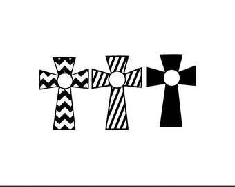 chevron cross svg dxf file instant download stencil silhouette cameo cricut clip art religious christian monogram frame commercial use