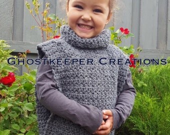 Aura Pullover, crochet poncho, Pattern designed by The Velvet Acorn