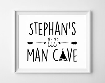 Man Cave Wall Art lil man cave | etsy Man Cave Wall Art lil man cave | etsy