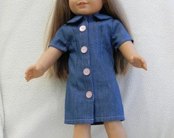 American Girl Doll Shirt Dress