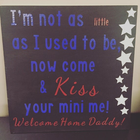 Home Daddy Sign Home Sign by CreativeLifeCustoms