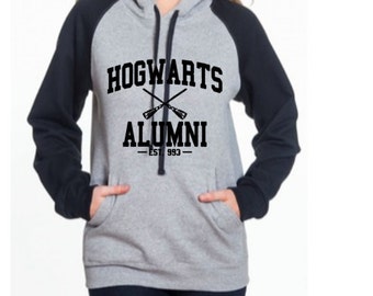 Hogwarts Alumni - Harry Potter Inspired Color Block Hoodie